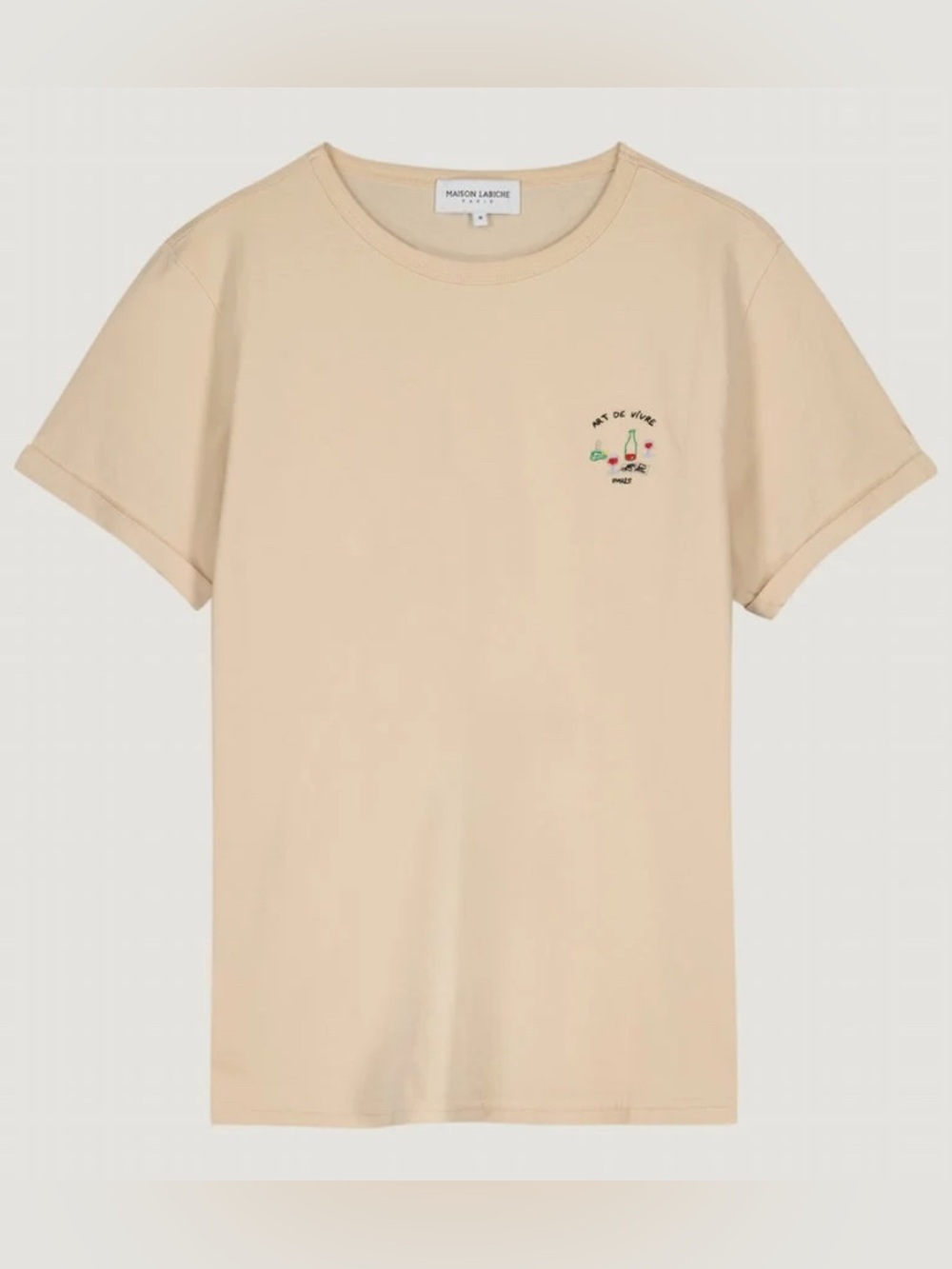 MAISON LABICHE Men’s T-SHIRT ART DE
VIVRE SANDSTONE Size XXL
